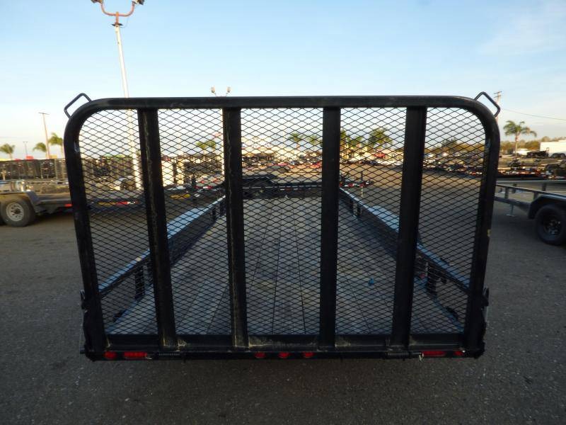 2022 PJ Trailers 83" Tandem Axle Channel Utility (UL) Utility Trailer