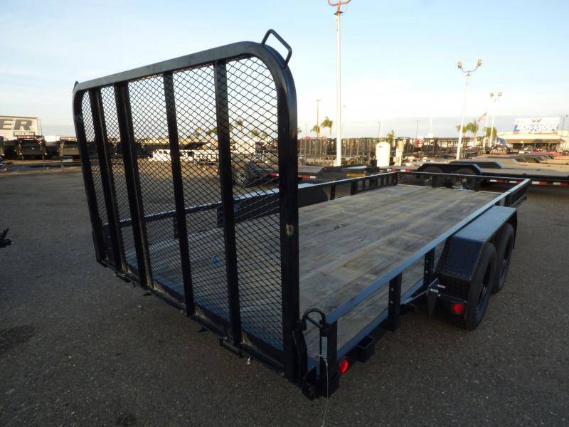 2022 PJ Trailers 83" Tandem Axle Channel Utility (UL) Utility Trailer