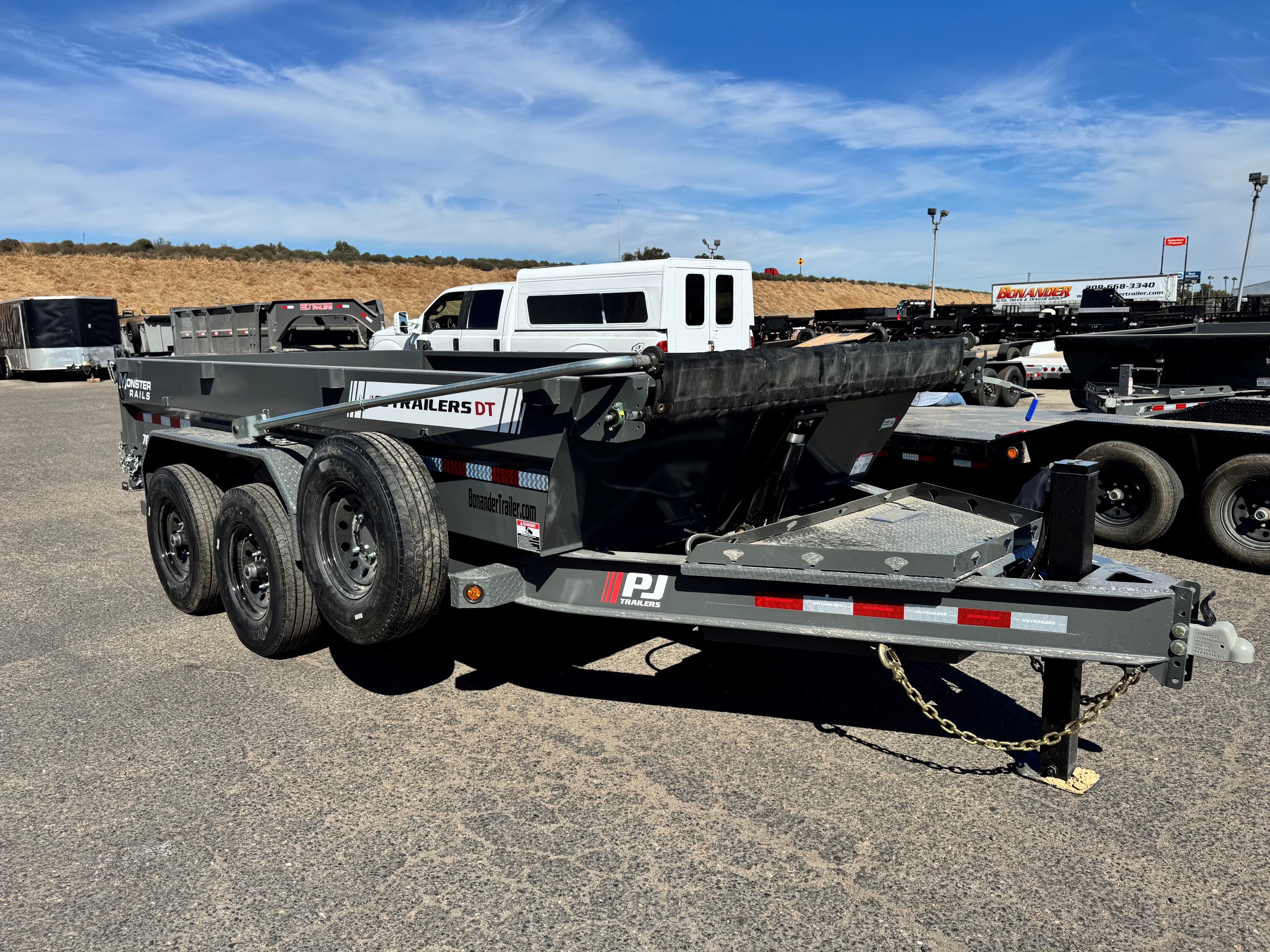 2027 PJ Trailers 83 in Telescopic Dump (DT1) Dump Trailer