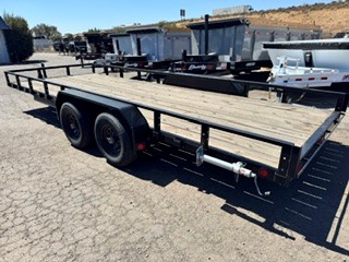 2022 PJ Trailers 83" Tandem Axle Channel Utility (UL) Utility Trailer